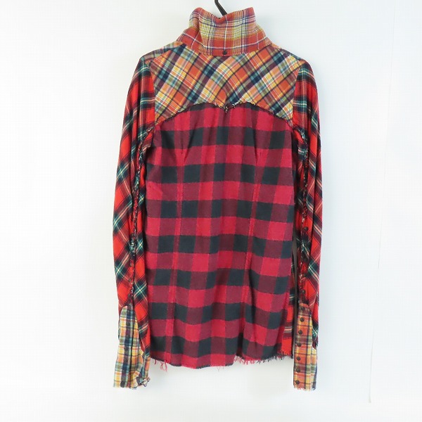 実際に弊社で買取させて頂いたL.G.B./ルグランブルー チェック フランネルシャツ Shirt-G/STD 86257CSM/3の画像 1枚目