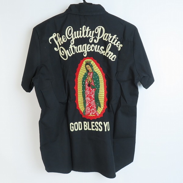 実際に弊社で買取させて頂いたWACKO MARIA/ワコマリア RUDEES 背面マリア デザイン 半袖ボタンシャツ Mの画像 1枚目