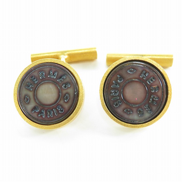 実際に弊社で買取させて頂いたHERMES/エルメス セリエ カフスボタン の画像 1枚目