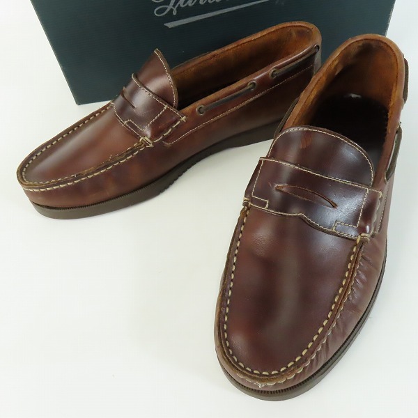 実際に弊社で買取させて頂いたParaboot×BEAMS/パラブーツ×ビームス CORSICA MARINE ローファー 780531/8