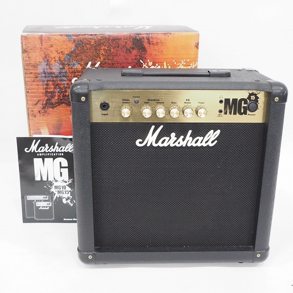 実際に弊社で買取させて頂いた★Marshall/マーシャル MG15 ギターアンプ コンボアンプ 【動作確認済】