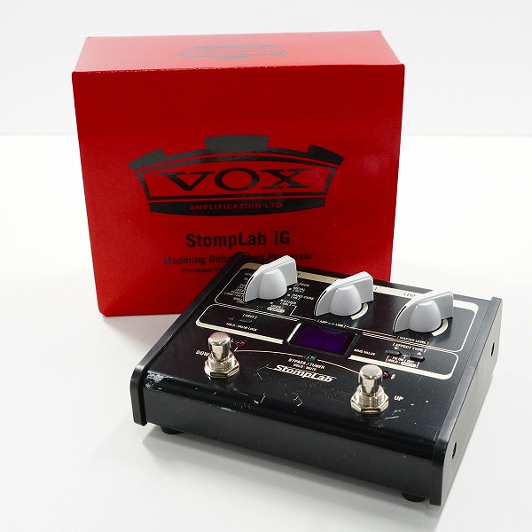実際に弊社で買取させて頂いたVOX/ヴォックス StompLab SL1G ギター用 コンパクト マルチエフェクター 動作確認済み