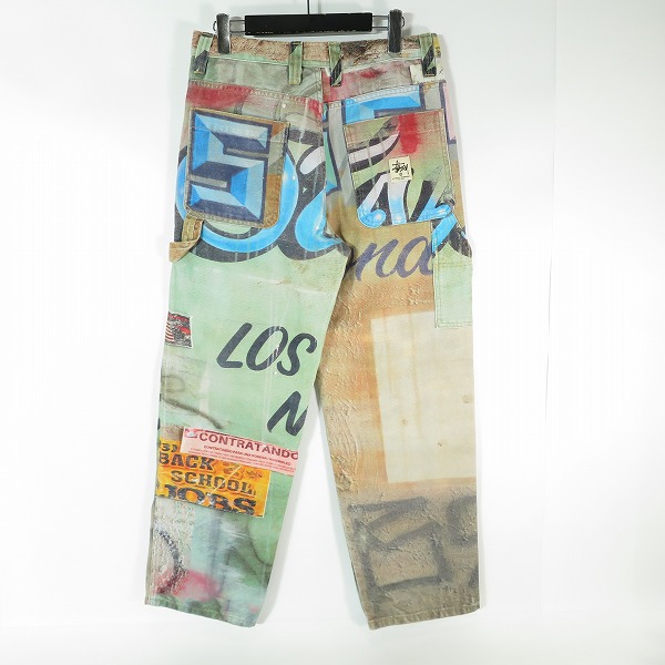 実際に弊社で買取させて頂いたSTUSSY/ステューシー 23AW Alfonso Canvas Work Pant ダブルニー ワークパンツ/28の画像 1枚目