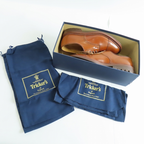 実際に弊社で買取させて頂いたTricker's/トリッカーズ  Cap Toe Country Shoes/キャップ トゥ カントリーシューズ/革靴 M7195/7の画像 7枚目