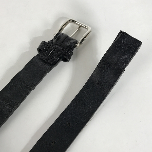 実際に弊社で買取させて頂いたBALMAIN/バルマン レザーベルトの画像 2枚目