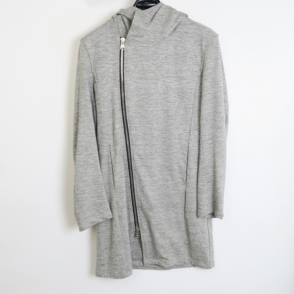 実際に弊社で買取させて頂いたISAMU KATAYAMA BACKLASH/バックラッシュ リネン/コットン ロング パーカー 1821-02/S