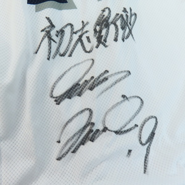 実際に弊社で買取させて頂いたZETT×BEAMS/ゼット×ビームス NPBマーク 東京ヤクルトスワローズ ホーム ユニフォーム #19 石川雅規/Oの画像 7枚目