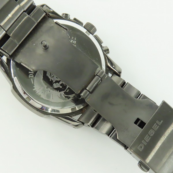 実際に弊社で買取させて頂いたDIESEL/ディーゼル クロノグラフ 腕時計 DZ-4225【動作未確認】の画像 3枚目