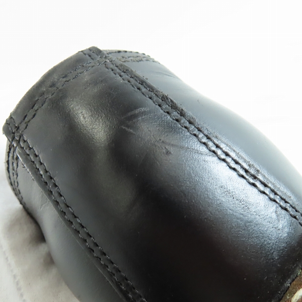 実際に弊社で買取させて頂いたCHIPPEWA/チペワ プレーントゥ ローカット レザー シューズ ブラック 1901M43/26の画像 7枚目