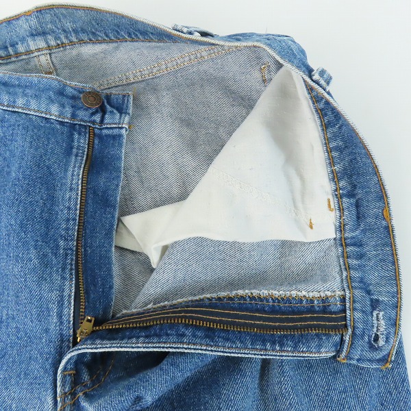 実際に弊社で買取させて頂いたLevis/リーバイス ヴィンテージ 646-0217 オレンジタブ 刻印575 USA製 デニムパンツ /W36の画像 5枚目