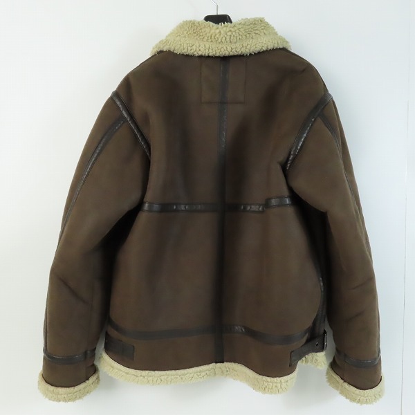実際に弊社で買取させて頂いたALPHA INDUSTRIES/アルファインダストリーズ フェイクムートン B-3 フライトジャケット TA1469-068/Lの画像 1枚目