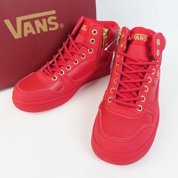 未使用】VANS×MAGNA/バンズ×マグナ スニーカー レッド V2204/567548