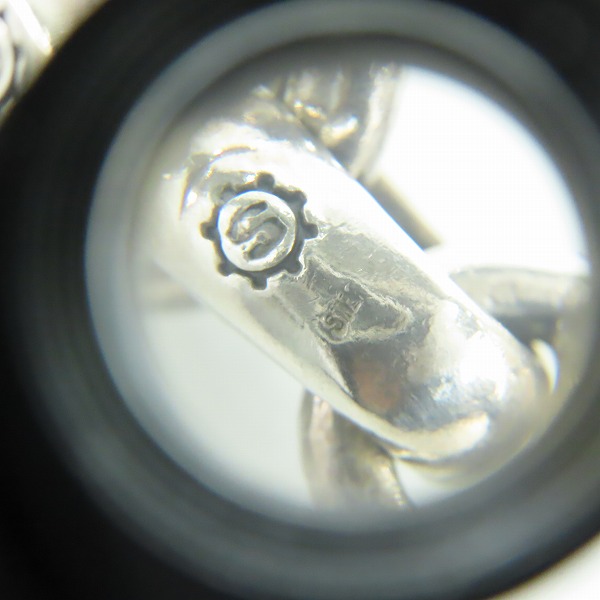 実際に弊社で買取させて頂いたSTARLINGEAR/スターリンギア デビルスカル チェッカーリンクウォレットチェーンの画像 5枚目