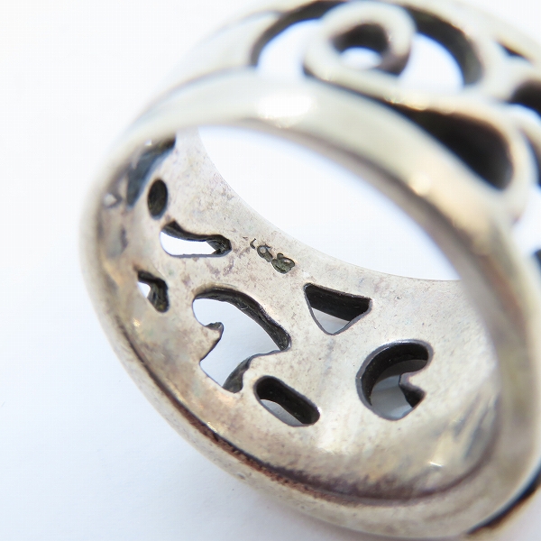 実際に弊社で買取させて頂いたA&G/エー＆ジー トライバルFDLフレア リング/20-21号の画像 6枚目