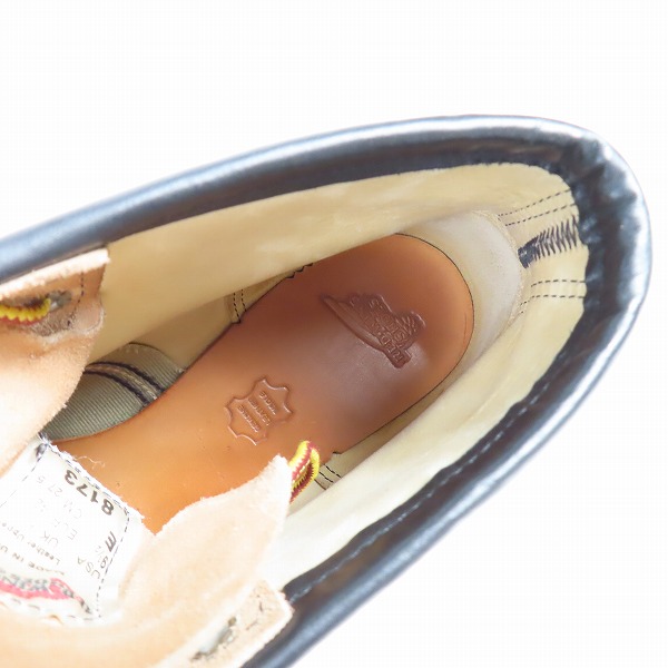 実際に弊社で買取させて頂いたRED WING/レッドウィング アイリッシュセッター スエード モックトゥ 8173/9.5Eの画像 4枚目