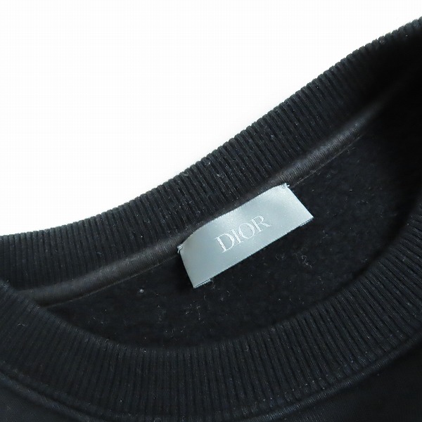 実際に弊社で買取させて頂いた【JPタグ】Dior×Raymond Pettibon/ディオール・オム xレイモンド・ペティボン 19AW 刺繍スウェット 943J612E0531/Sの画像 6枚目
