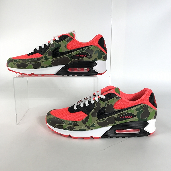 実際に弊社で買取させて頂いた【未使用】NIKE×atmos/ナイキ×アトモス AIR MAX 90 SP REVERSE DUCK CAMO/リバース ダック カモ CW6024-600/30の画像 3枚目