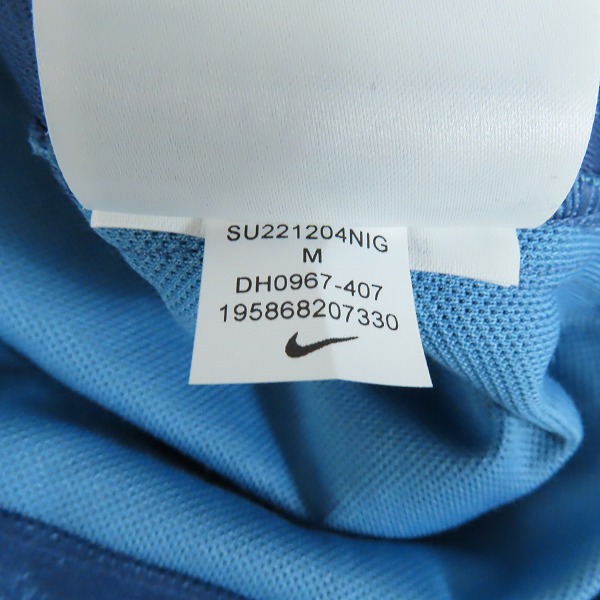 実際に弊社で買取させて頂いたNIKE GOLF/ナイキ ゴルフ DRIFITドライフィット ポロシャツ ブルー DH0967-407 Mの画像 5枚目