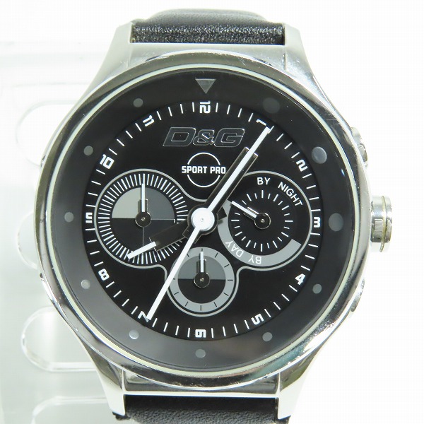 実際に弊社で買取させて頂いたD&G/ディーアンドジー DOLCE&GABBANA/ドルチェ&ガッバーナ SPORT PRO 腕時計【動作未確認】の画像 5枚目