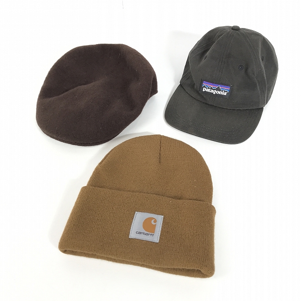 実際に弊社で買取させて頂いた【おまとめ】ラコステ/パタゴニア/カーハート 他 キャップ/サンバイザー/ニット帽 等