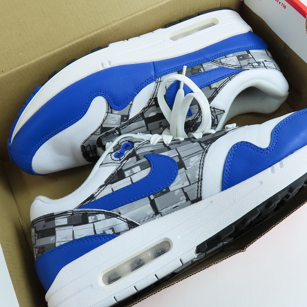 実際に弊社で買取させて頂いたNIKE×atmos/ナイキ×アトモス AIR MAX 1 PRNT/エアマックス1 プリント AQ0927-100/26.5の画像 7枚目
