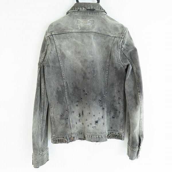 実際に弊社で買取させて頂いたroar/ロアー 二丁拳銃スワロフスキー/弾丸加工/デニムジャケット/Gジャン 17SRB-21KW/1の画像 1枚目