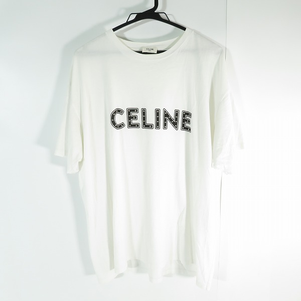 実際に弊社で買取させて頂いた【JPタグ】CELINE/セリーヌ 21SS スタッズ付き ルーズTシャツ 2X687501F/L