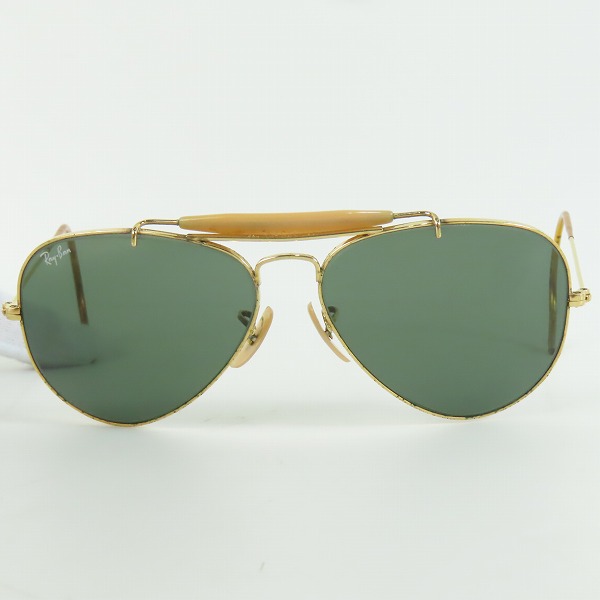 実際に弊社で買取させて頂いたRay-Ban/レイバン B&L/ボシュロム社製 ティアドロップ型 アイウェア/サングラス ゴールドの画像 1枚目