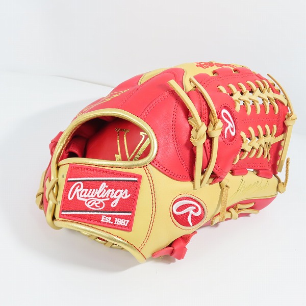 実際に弊社で買取させて頂いたRawlings/ローリングス HYPER TECH COLOR SYNC 軟式 オールラウンド用 グローブ/グラブ GR4HTCN55W