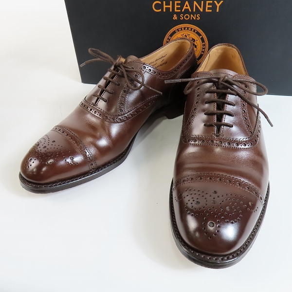実際に弊社で買取させて頂いたJOSEPH CHEANEY/ジョセフチーニー WILFRED BURNISHED MOCHA シューズ/7