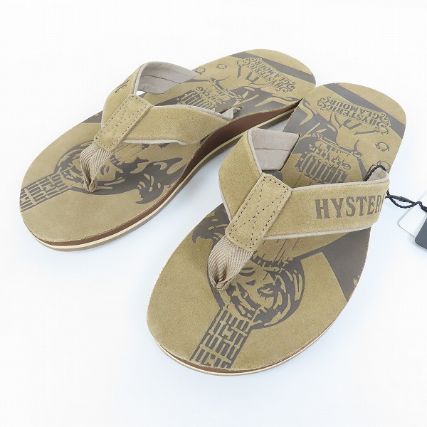 実際に弊社で買取させて頂いた【未使用】HYSTERIC GLAMOUR/ヒステリックグラマー ギターガール レザー サンダル 4QS-0700-24A/FREE