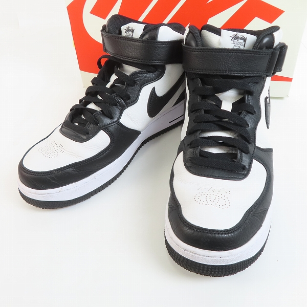 実際に弊社で買取させて頂いたNIKE×STUSSY/ナイキ×ステューシー AIR FORCE 1 '07 MID SP/エアフォース1 ミッド DJ7840-002/27の画像 0枚目