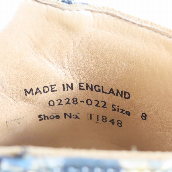 実際に弊社で買取させて頂いたGEORGE COX/ジョージコックス 凡天 太郎 ブーツ 11848/8の画像 5枚目