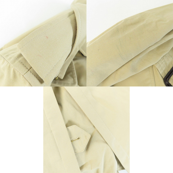 実際に弊社で買取させて頂いたBURBERRY London England/バーバリーロンドン THE KENSINGTON 裏ノバチェックトレンチコート 3983339/44の画像 9枚目