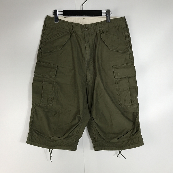 実際に弊社で買取させて頂いた【未使用】BEAMS/ビームス 7分丈カーゴパンツ/ショーツ  OLIVE/オリーブ M