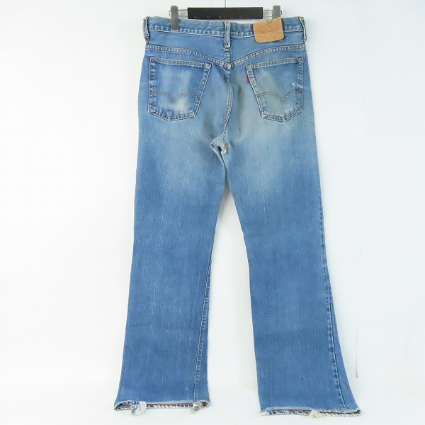 実際に弊社で買取させて頂いたLevis/リーバイス ヴィンテージ 517-0217 サークルR 刻印16 ジップフライ デニムパンツ /W34の画像 1枚目