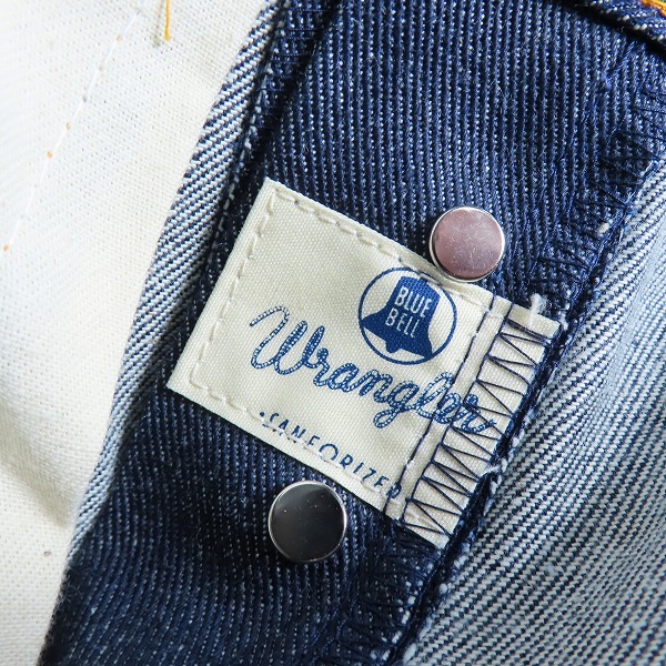 実際に弊社で買取させて頂いた【未使用】Wrangler/ラングラー E1002-00 lot.11MW/3104 ビンテージ復刻 13-3/4oz デニムパンツ W32L34の画像 2枚目