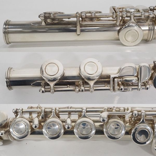 実際に弊社で買取させて頂いた【ジャンク】YAMAHA/ヤマハ YFL-221SII/YFL221SII フルート 頭部管銀製 ハードケース付の画像 5枚目