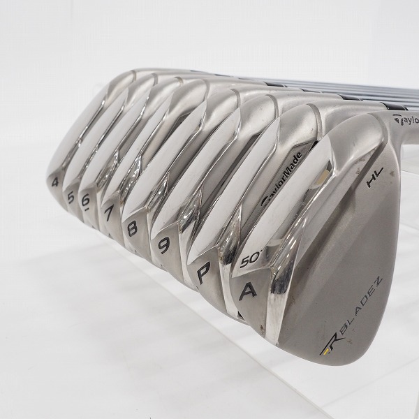 実際に弊社で買取させて頂いたTaylorMade/テーラーメイド ROCKET BLADEZ HL/ロケットブレイズ アイアン #4～9,P,Aw 8本セット 85G FLEX:S