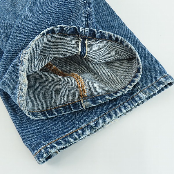 実際に弊社で買取させて頂いたEVISU/エヴィス 道楽 プリント ボタンフライ デニムパンツの画像 7枚目