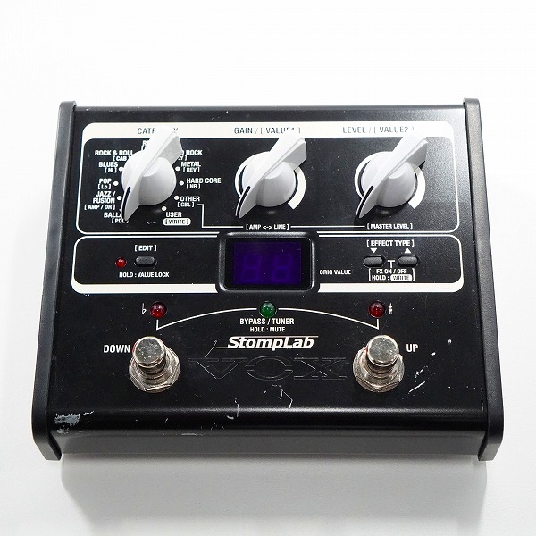 実際に弊社で買取させて頂いたVOX/ヴォックス StompLab SL1G ギター用 コンパクト マルチエフェクター 動作確認済みの画像 1枚目
