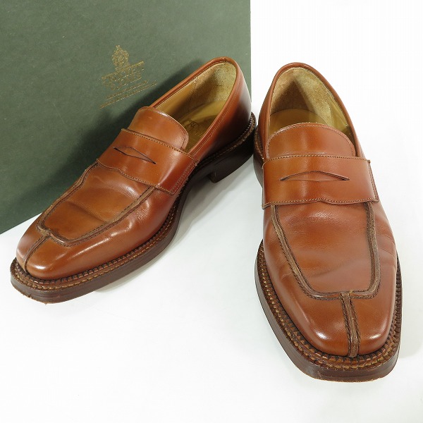 実際に弊社で買取させて頂いたCROCKETT&JONES×Paul Smith/クロケット&ジョーンズ×ポールスミス ローファー/シューズ 9334/6.5E