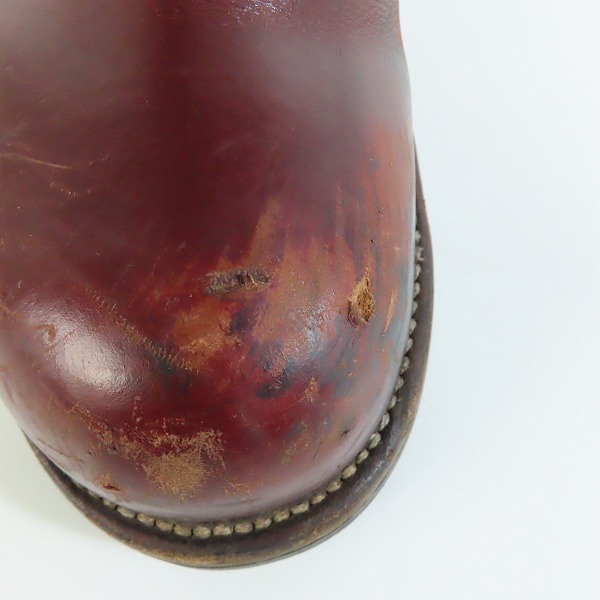 実際に弊社で買取させて頂いたCHIPPEWA/チペワ CORDOVAN/コードバン エンジニアブーツ 91068/9Eの画像 8枚目