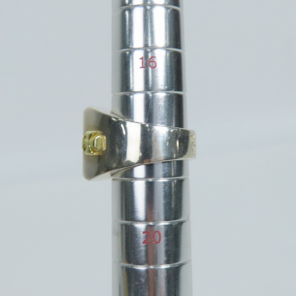 実際に弊社で買取させて頂いた【ギャラ付き】TARO WASHIMI×TRAVIS WALKER/鷲見太郎×トラヴィスワーカー キャンバスリング 18K w/アラベスク 17.5-19号の画像 7枚目