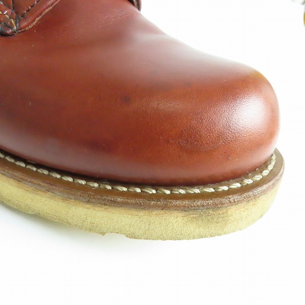実際に弊社で買取させて頂いたRED WING/レッドウィング プレーントゥ/ブーツ 9105 US8の画像 8枚目
