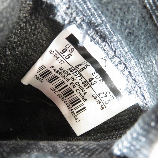 実際に弊社で買取させて頂いたNIKE×LEVIS/ナイキ×リーバイス AIR JORDAN 4 RETRO NRG/エアジョーダン 4 AO2571-001/27.5の画像 5枚目
