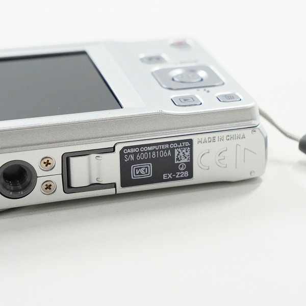実際に弊社で買取させて頂いたCASIO/カシオ EXILIM EX-Z28 コンパクトデジタルカメラ 動作未確認の画像 7枚目