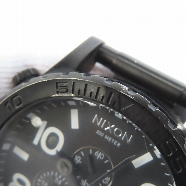 実際に弊社で買取させて頂いたNIXON/ニクソン クォーツ腕時計 THE51-30 CHRONO/A083-001【動作未確認】の画像 5枚目