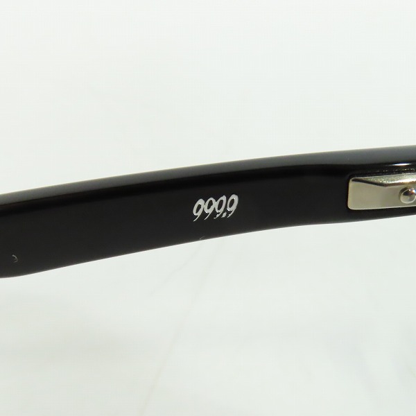 実際に弊社で買取させて頂いた999.9/フォーナインズ ハーフリム サングラス/アイウェア M-802の画像 6枚目