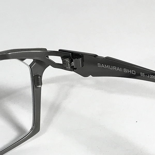 実際に弊社で買取させて頂いたSAMURAI SHO/サムライ翔 チタン フレーム 眼鏡/メガネ/アイウェア SS-J209の画像 5枚目